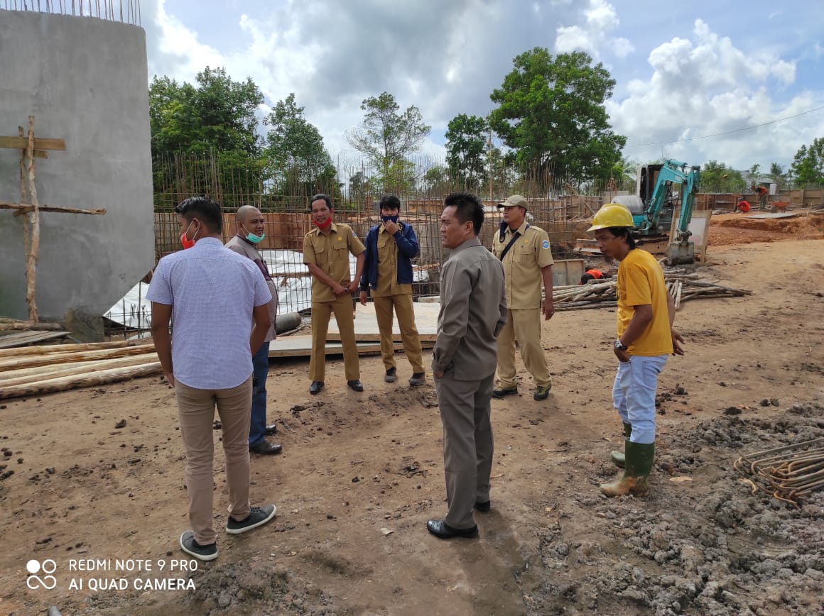 Kunjungan kerja komisi III DPRD Kota Pangkalpinang, selasa 18 agustus 2020,  memantau pelaksanaan proyek pembangunan jeramba gantung, Kota Pangkalpinang